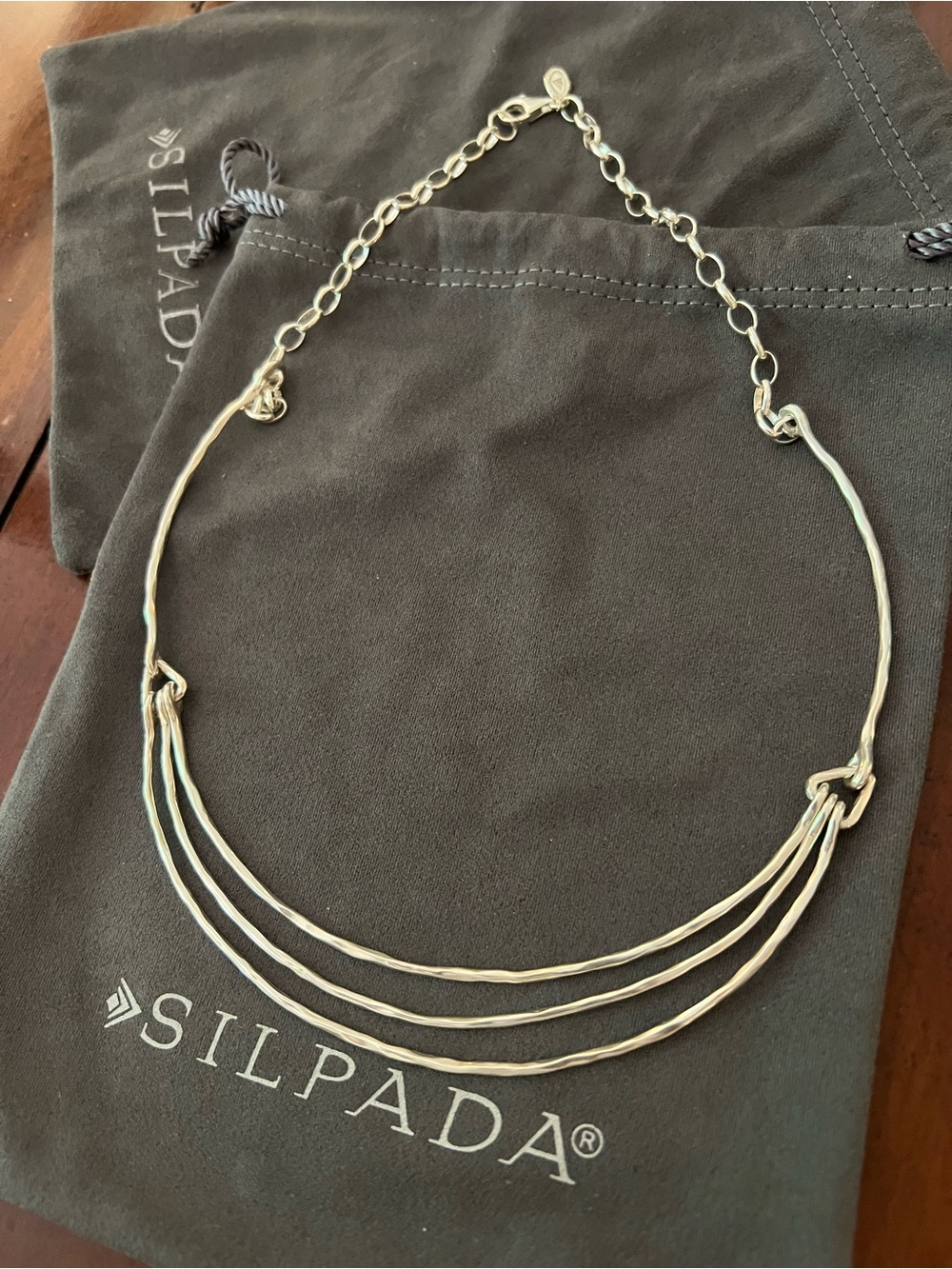 Silpada Hammered Sterling Silver necklace